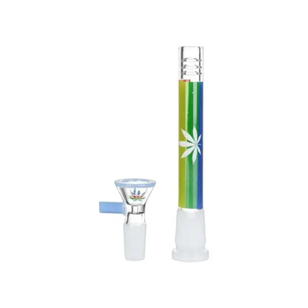 Pulsar Rainbow Pride Glow Glass Beaker Water Pipe - Haze Smoke Shop USA - Vaporizers Super Store