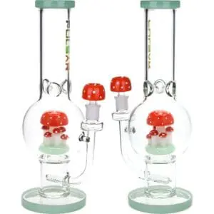 Pulsar Shroom Colony Perc Bubble Base Glass Water Pipe - Haze Smoke Shop USA - Vaporizers Super Store