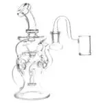 Pulsar Super Ball Egg Style Recycler 3 Arm Rig - Haze Smoke Shop USA - Vaporizers Super Store