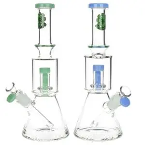 SeshGear 2-Step Glass Beaker Water Pipe - Haze Smoke Shop USA - Vaporizers Super Store