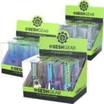 SeshGear Glass Mini Water Pipe - Haze Smoke Shop USA - Vaporizers Super Store