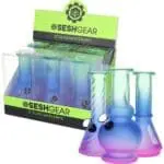 SeshGear Glass Mini Water Pipe - Haze Smoke Shop USA - Vaporizers Super Store