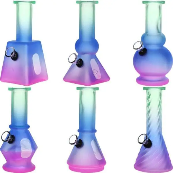 SeshGear Glass Mini Water Pipe - Haze Smoke Shop USA - Vaporizers Super Store