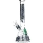 SeshGear Honeycomb Beaker Glass Water Pipe - Haze Smoke Shop USA - Vaporizers Super Store