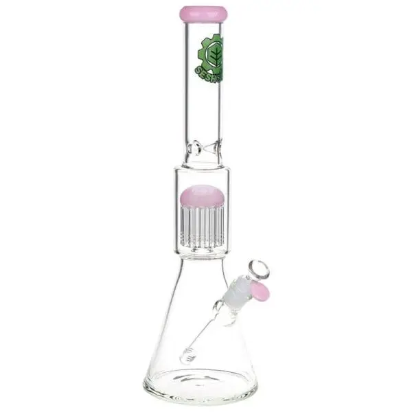 SeshGear Jellyfish Double Chamber Glass Beaker Water Pipe - Haze Smoke Shop USA - Vaporizers Super Store
