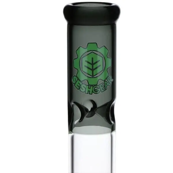 SeshGear Triple Honeycomb Perc Straight Tube Water Pipe - Haze Smoke Shop USA - Vaporizers Super Store