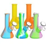 Silicone Beaker Travel Water Pipe