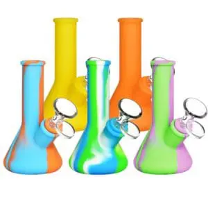Silicone Beaker Travel Water Pipe - Haze Smoke Shop USA - Vaporizers Super Store
