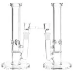 Simply Elegant Straight Tube Glass Water Pipe