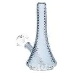 Sleek Art Deco Mini Glass Beaker Water Pipe - Haze Smoke Shop USA - Vaporizers Super Store