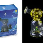 Space King Glass Space Glacier Freezable Bong