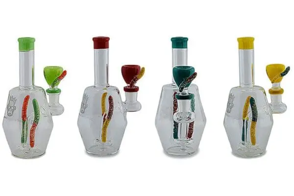 Space King Gummy Worms Water Pipe - Haze Smoke Shop USA - Vaporizers Super Store