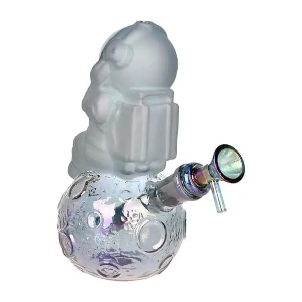 Space Man On The Moon Glass Water Pipe - Haze Smoke Shop USA - Vaporizers Super Store