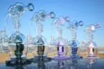 Spiral Mushroom Recycler Water Pipe w/ Circ Perc - Haze Smoke Shop USA - Vaporizers Super Store