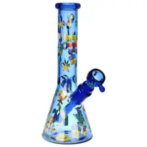 Spring Break 2024 Glass Beaker Water Pipe - Haze Smoke Shop USA - Vaporizers Super Store