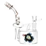 Sunbathing Sea Turtle Recycler Water Pipe - Haze Smoke Shop USA - Vaporizers Super Store
