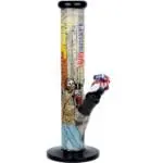 The Grateful Dead x Pulsar Inside Print Straight Tube Glass Water Pipe - Haze Smoke Shop USA - Vaporizers Super Store
