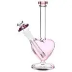 The Heart Grows Fonder Glass Water Pipe - Haze Smoke Shop USA - Vaporizers Super Store
