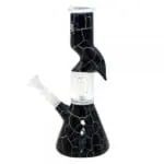 Thug Life - 10" Cracked Stone Glass Water Pipe - Haze Smoke Shop USA - Vaporizers Super Store