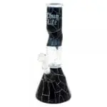 Thug Life - 10" Cracked Stone Glass Water Pipe - Haze Smoke Shop USA - Vaporizers Super Store