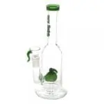 Thug Life - 8" Green Water Pipes w/ Custom Perc - Haze Smoke Shop USA - Vaporizers Super Store