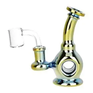 Time Warp Electroplated Glass Mini Dab Rig - Haze Smoke Shop USA - Vaporizers Super Store