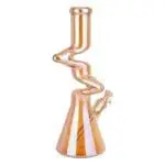 Twisty Tunnel Electroplated Glass Water Pipe - Haze Smoke Shop USA - Vaporizers Super Store