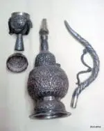 Vintage Antique Collectible Old Silver Hookah - Haze Smoke Shop USA - Vaporizers Super Store