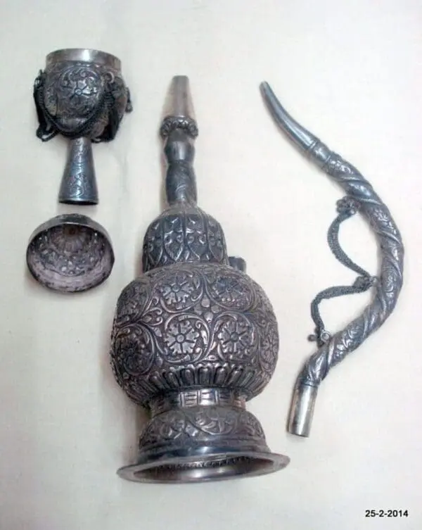 Vintage Antique Collectible Old Silver Hookah - Haze Smoke Shop USA - Vaporizers Super Store