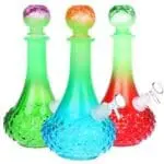 Vintage Decanter Ombre Glass Water Pipe - Haze Smoke Shop USA - Vaporizers Super Store