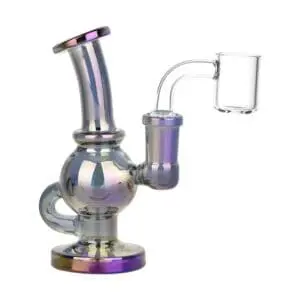 Visible Spectrum Electroplated Glass Ball Rig - Haze Smoke Shop USA - Vaporizers Super Store