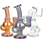 Visible Spectrum Electroplated Glass Ball Rig - Haze Smoke Shop USA - Vaporizers Super Store