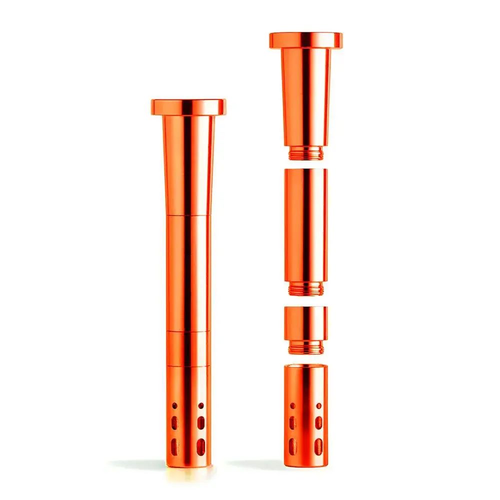 08919ab7-80a4-44f4-a6cf-a202b3eb03a1.jpg Chill - Unbreakable Aluminum Downstem - Orange - Image 1