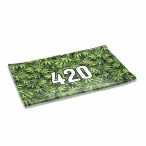 420 Glass Tray Rolling Trays - Haze Smoke Shop USA