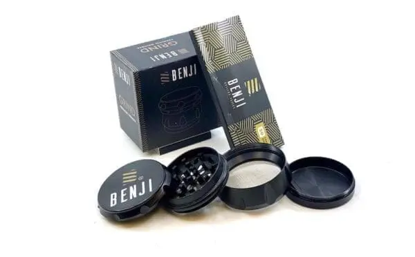 Benji GRIND Aluminum Grinder + Booklet - Haze Smoke Shop USA