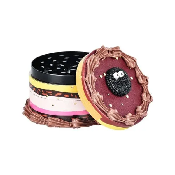 Birthday Cake Grinder - 4 Piece - 2.5" - Haze Smoke Shop USA