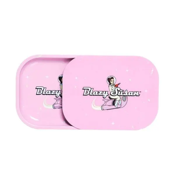 Blazy Susan Rolling Tray (with Lid) - Haze Smoke Shop USA