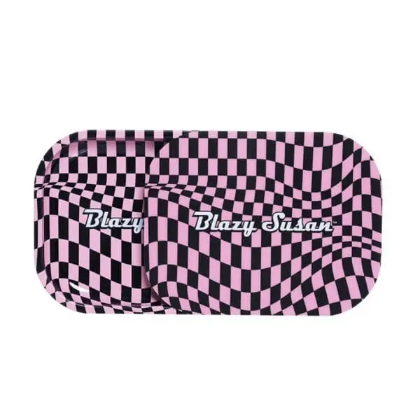 Blazy Susan Rolling Tray (with Lid) - Haze Smoke Shop USA