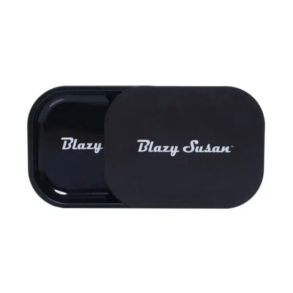 Blazy Susan Rolling Tray (with Lid) - Haze Smoke Shop USA