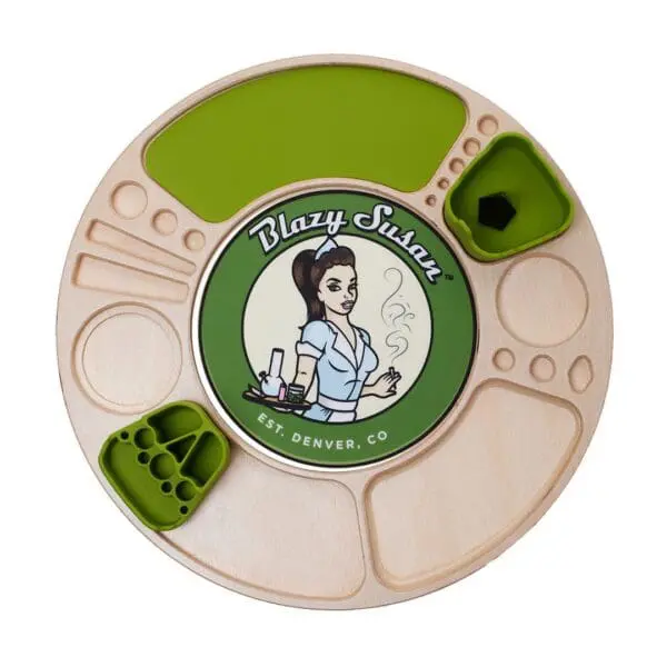Blazy Susan Spinning Rolling Trays - Haze Smoke Shop USA