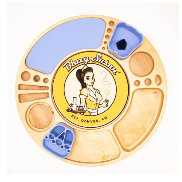 Blazy Susan Spinning Rolling Trays - Haze Smoke Shop USA