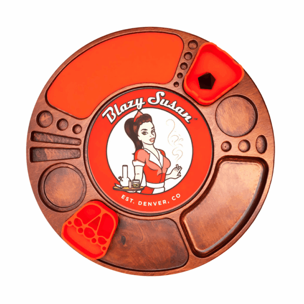 Blazy Susan Spinning Rolling Trays - Haze Smoke Shop USA
