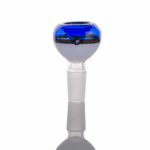 Blue Poke Ball Glass Bong Bowl 14mm Bong Bowl Pieces - Haze Smoke Shop USA