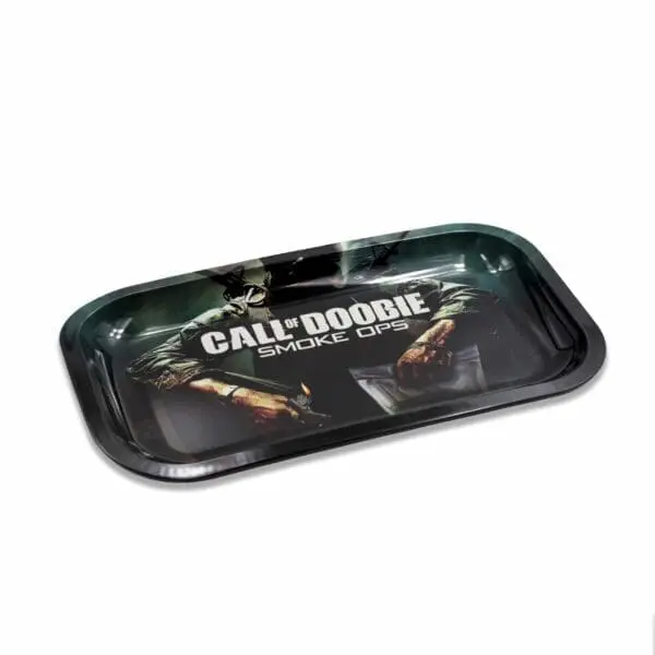 Call of Doobie Metal Rollin' Tray - Haze Smoke Shop USA