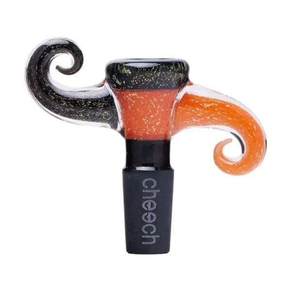 Cheech Glass 2" 14mm Dichro Horns Up and Down - Haze Smoke Shop USA