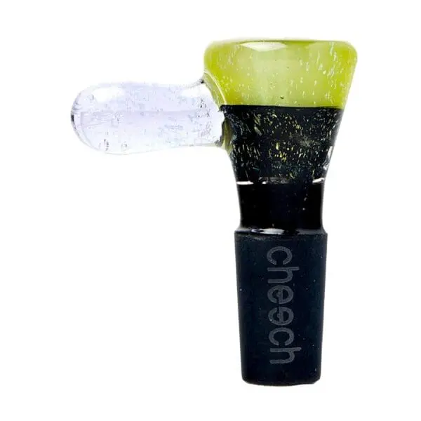 Cheech Glass 2" Transparent Dichro Bowl Slide - Haze Smoke Shop USA