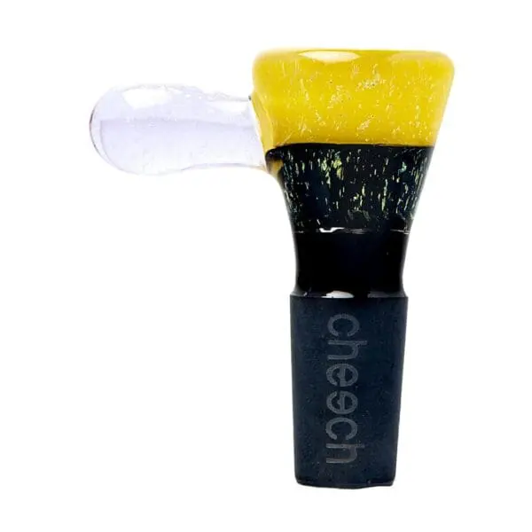 Cheech Glass 2" Transparent Dichro Bowl Slide - Haze Smoke Shop USA