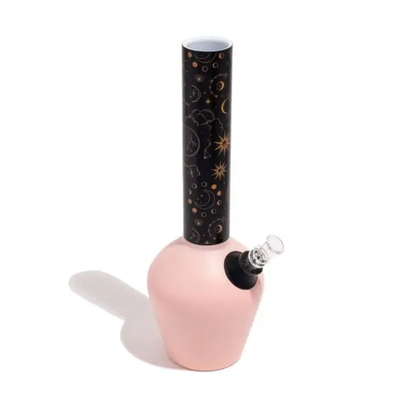 Chill - Mix & Match Series - Embossed Celestial Matte Black Neckpiece - Haze Smoke Shop USA