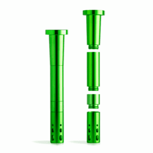 Chill - Unbreakable Aluminum Downstem - Green Bong Downstems - Haze Smoke Shop USA