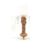 Colorful Swirl Handblown Glass Showerhead Perc Ash Catcher - Haze Smoke Shop USA
